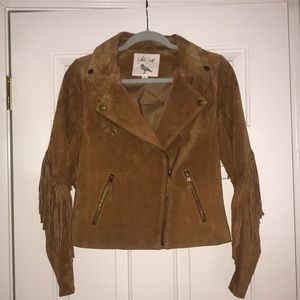 ✨🤠WESTERN FRINGE SUEDE JACKET